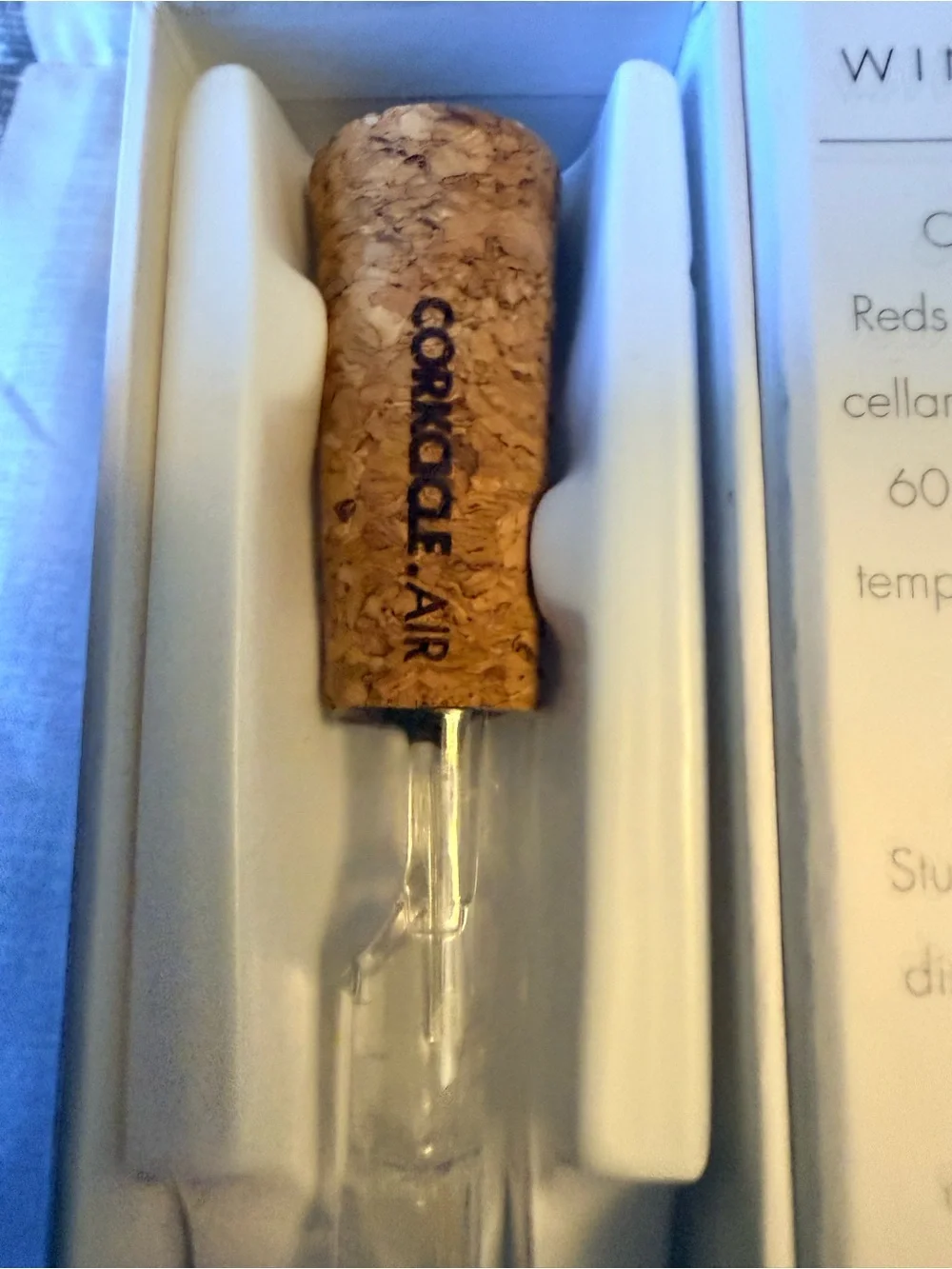 Corkcicle slim wine